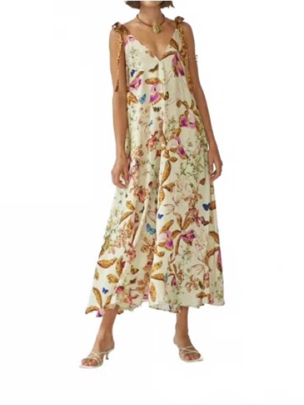 NWT Carolina K Liv Jumpsuit in Divine floral print